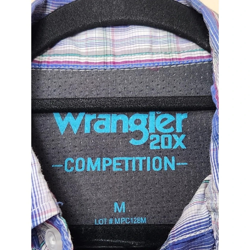 Wrangler 20X Competition Long Sleeve Button Down Shirt Men's‎ Size Medium